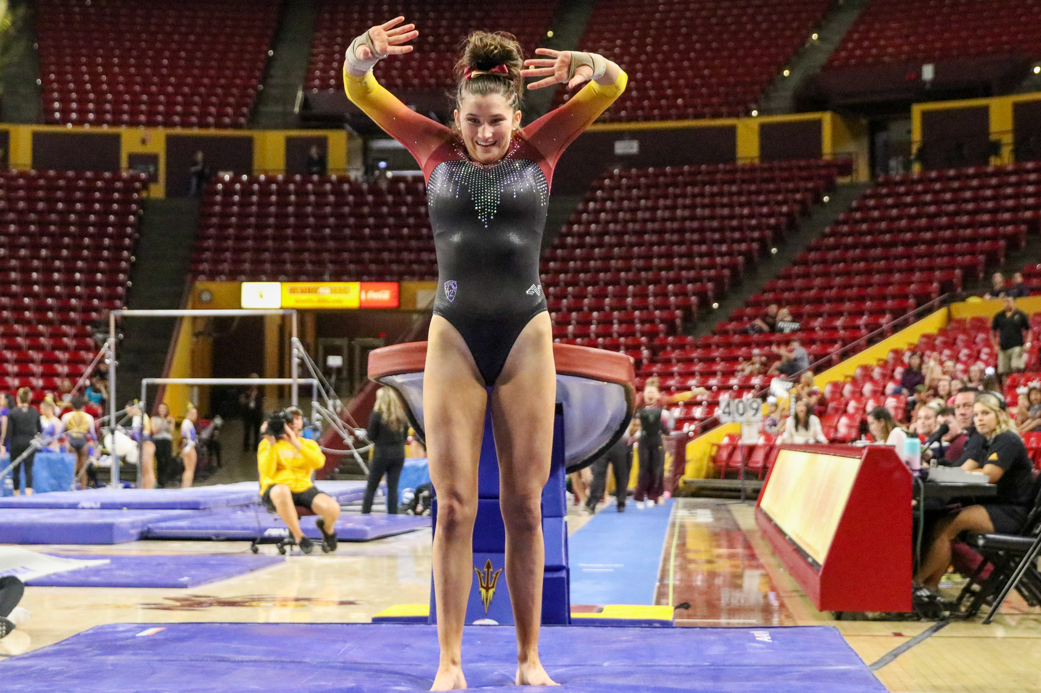 ASU Gymnastics GALLERY Sun Devils Honor Seniors With Win Over Pitt Cronkite Sports