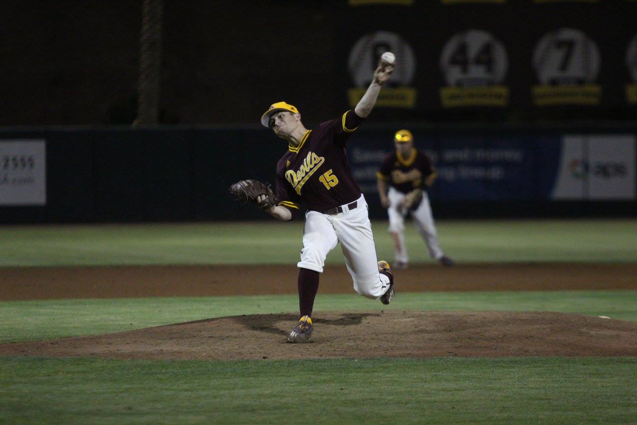 ASU baseball capitalizes on poor fielding late to win against