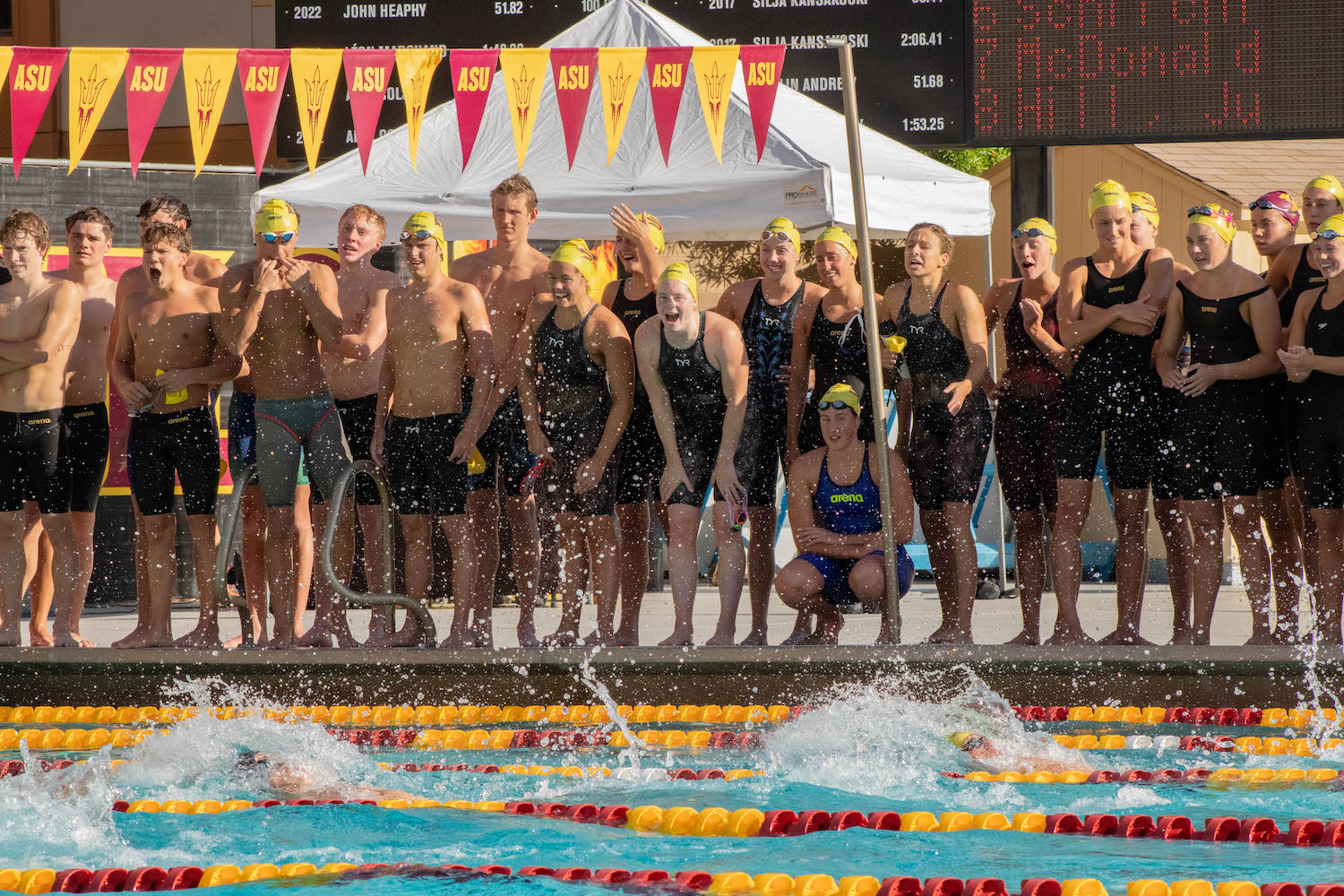 ASU Swimming Sun Devils open Maroon and Gold Scrimmage